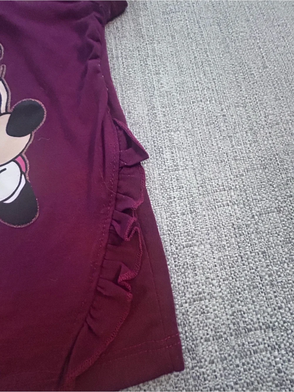 Disney Kids Minnie Mouse Purple Floral Set. Size 3T